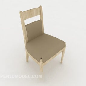 普通休闲家用椅子3d模型