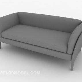 Common Home Multi-person Sofa 3d model