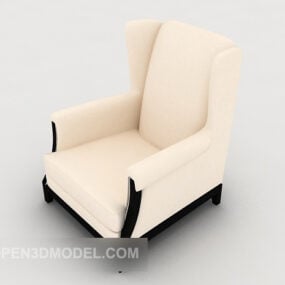 Common Home Single Sofa Furniture 3d model
