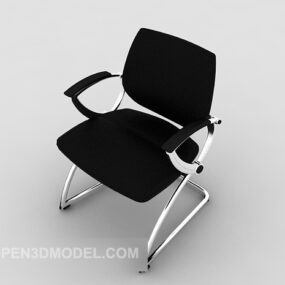مدل سه بعدی صندلی اداری مینیمالیستی رایج