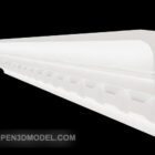 Common minimalist plaster line 3d model