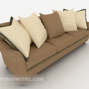 Common Modern Home Sofa 3d model