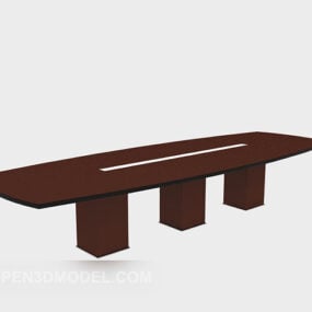 3д модель конференц-стола компании