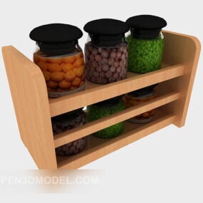 Condiment Rack Furniture 3d model
