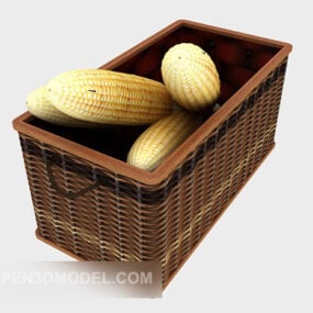 Corn Basket 3d model