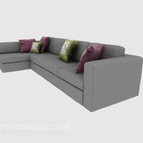 Corner Multiplayer Sofa 3d model