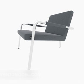 走廊躺椅3d模型