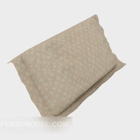 Almohada de algodón modelo 3d