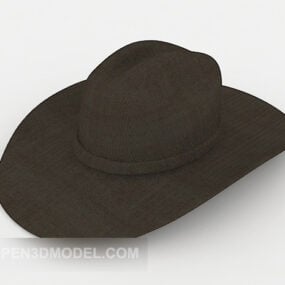 مدل کلاه کابوی وسترن سه بعدی