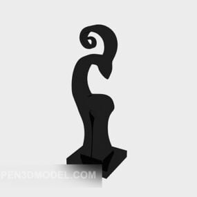 Abstract Figurine Craft Home Furnishings 3d model