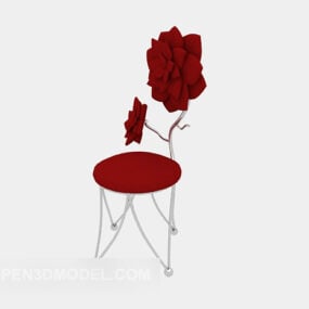 Kreatywny fotel Rose Lounge Model 3D