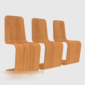 Creative Log Chair 3d-modell