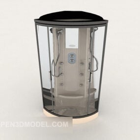 Glass Shower Unit 3d model