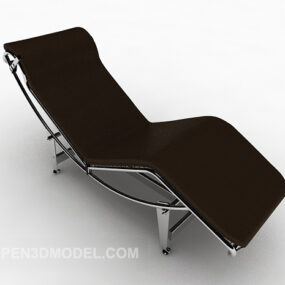 Dark Home Lounge Chair 3d model