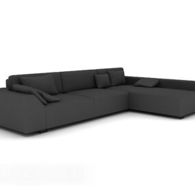 Dark Home Multiplayer Sofa 3d-modell