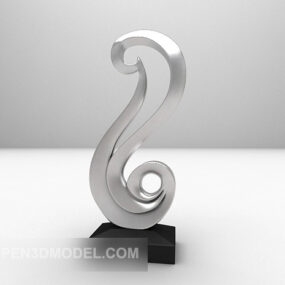 Dekorasi Abstrak Model 3d Furnitur Gratis