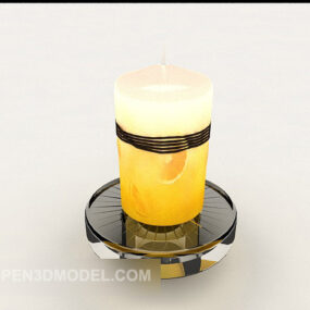 Decorative Candle Glass 3d model