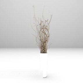 装饰树枝花瓶家具3d模型
