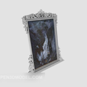 Decorative Family Picture Frame 3d model