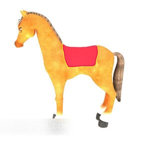 सजावटी घोड़े की मूर्ति 3डी मॉडल
