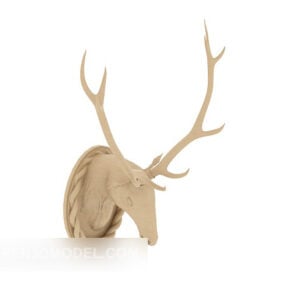 Deer Head Home Furnishings 3d-modell