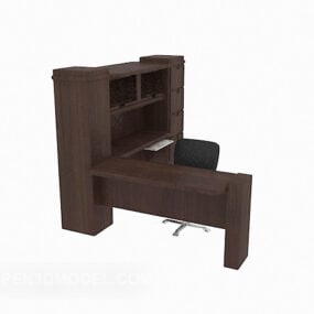 Desk Filing Cabinet Furniture 3d model