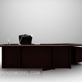 Desk Tables And Chairs Large Furniture 3d model