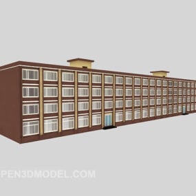 Western Government Building Exterior 3d model