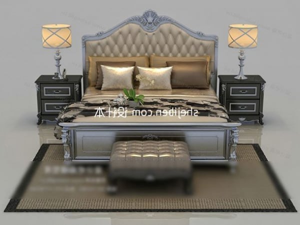 Double Bed Classic European Style
