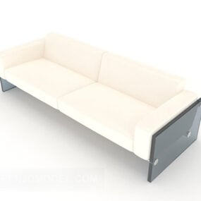 Double Light Sofa Design 3d model