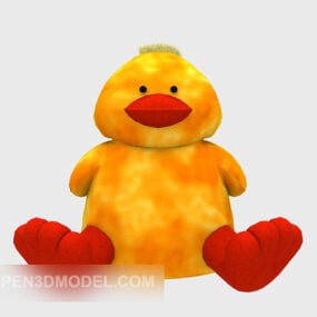 Duckling Stuff Toy 3d model