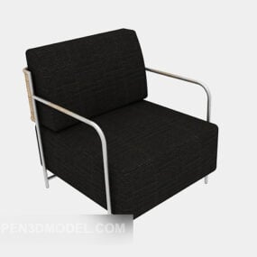 Model 3D fotela drewnianego