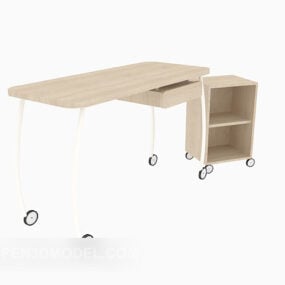 简易可拆卸书桌柜3d模型