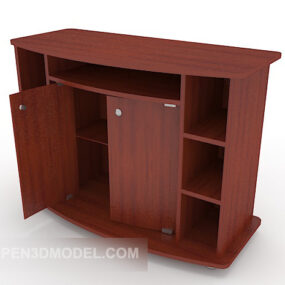 Edge Cabinet Home Furniture 3d-modell