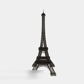 Modelo 3D do edifício de aço da Torre Eiffel