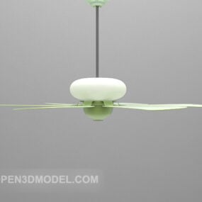इलेक्ट्रिक फैन हरा रंग 3डी मॉडल