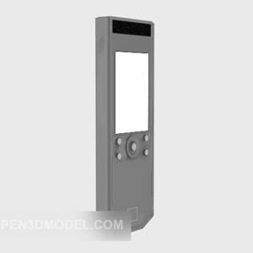 Mobile Phone With Lcd 3d model