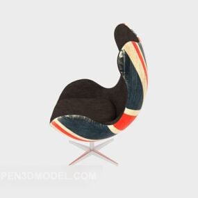 Elegantes Egg Chair 3D-Modell