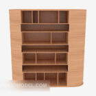 Embedded bookcase 3d model