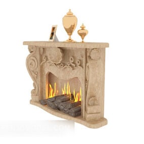 Emergency Stop Fireplace 3d model