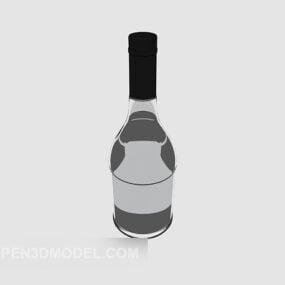 Empty Bottle 3d model
