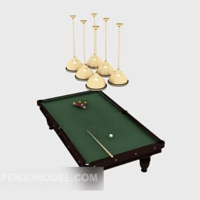 Entertainment Pool Table 3d model