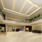 European Hotel Lobby Ceiling Decor Interior