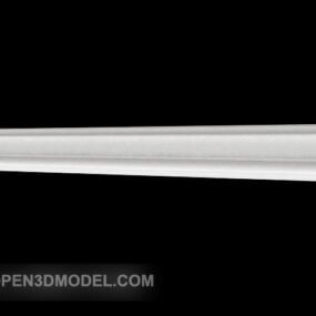 Model 3d Garis Tendangan Eropa