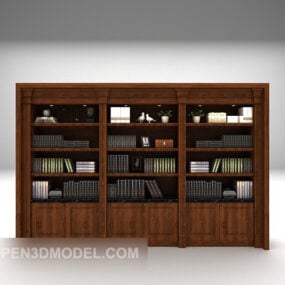 European Bookcases Furniture 3d model
