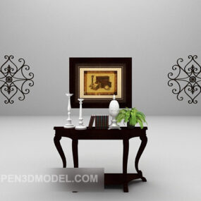 Luxury Office Hall Space Interior 3d model