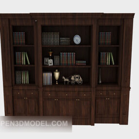 Altes Bücherregal 3D-Modell