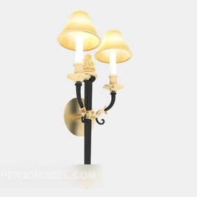 European Chic Wall Lamp 3d model