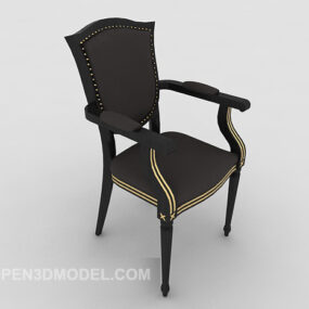 European Classic Single Chair 3d-model