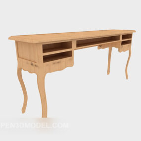 Europæisk klassisk skrivebord 3d-model